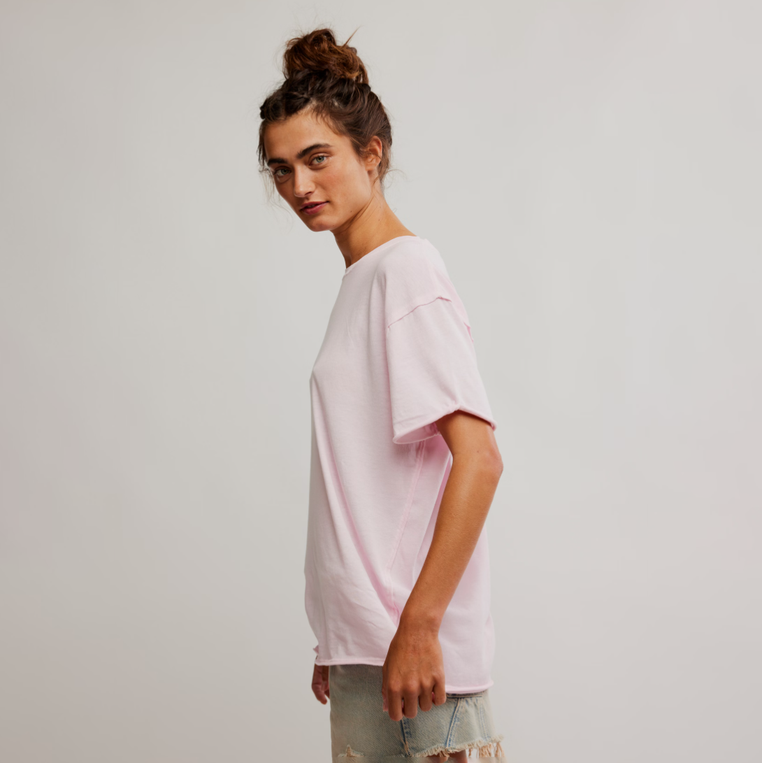 Free People Pink-A-Boo Nina T-Shirt