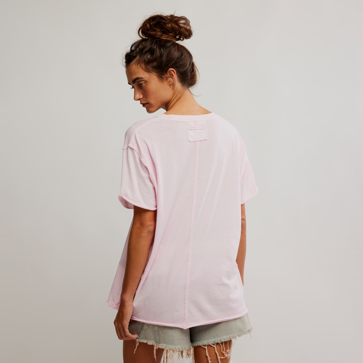 Free People Pink-A-Boo Nina T-Shirt