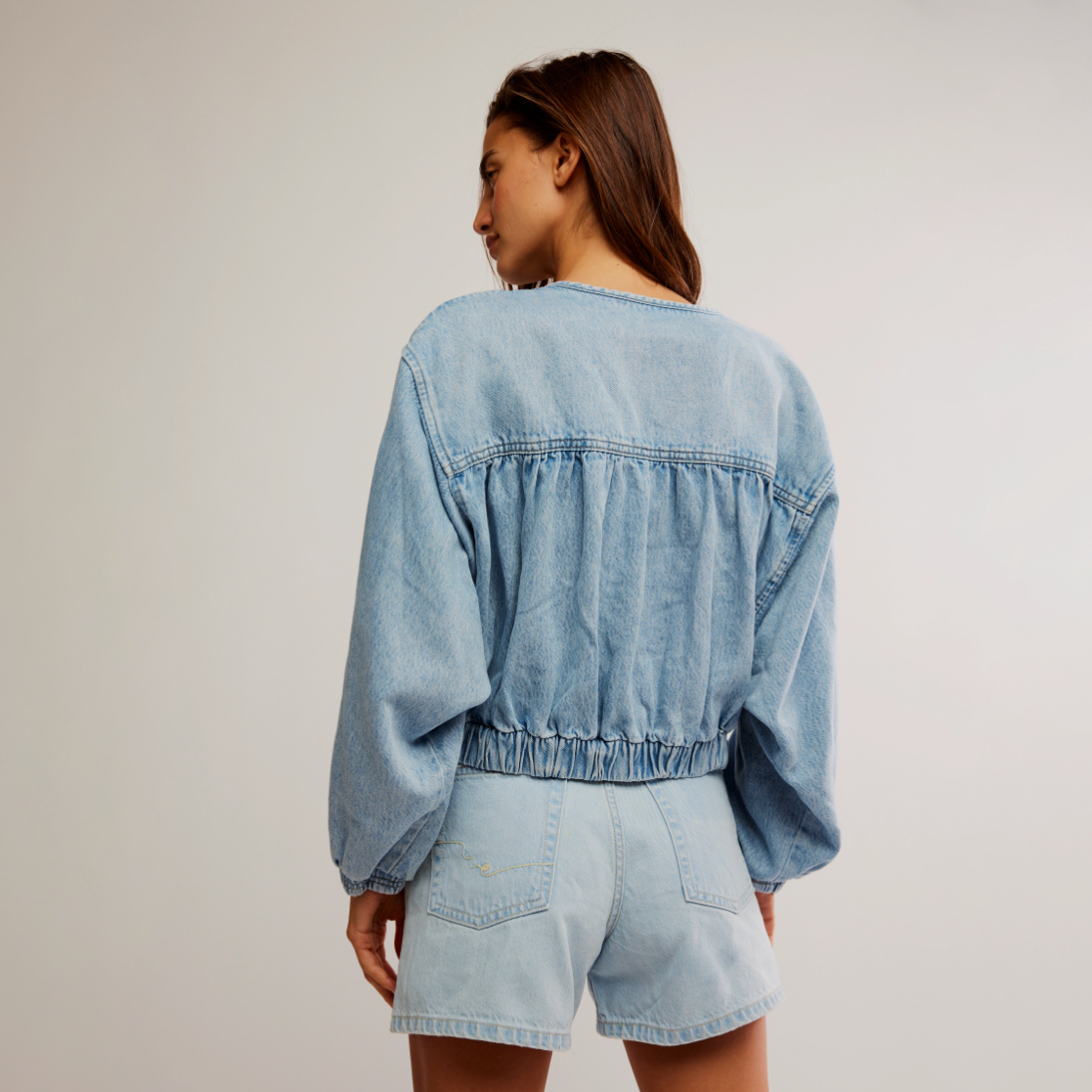 Free People Sunbeam Layla Denim Jacket