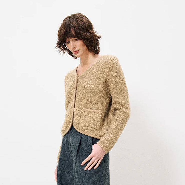 FRNCH Beige Acil Cardigan