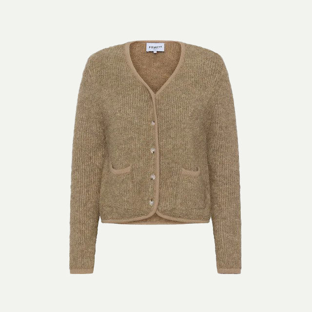 FRNCH Beige Acil Cardigan