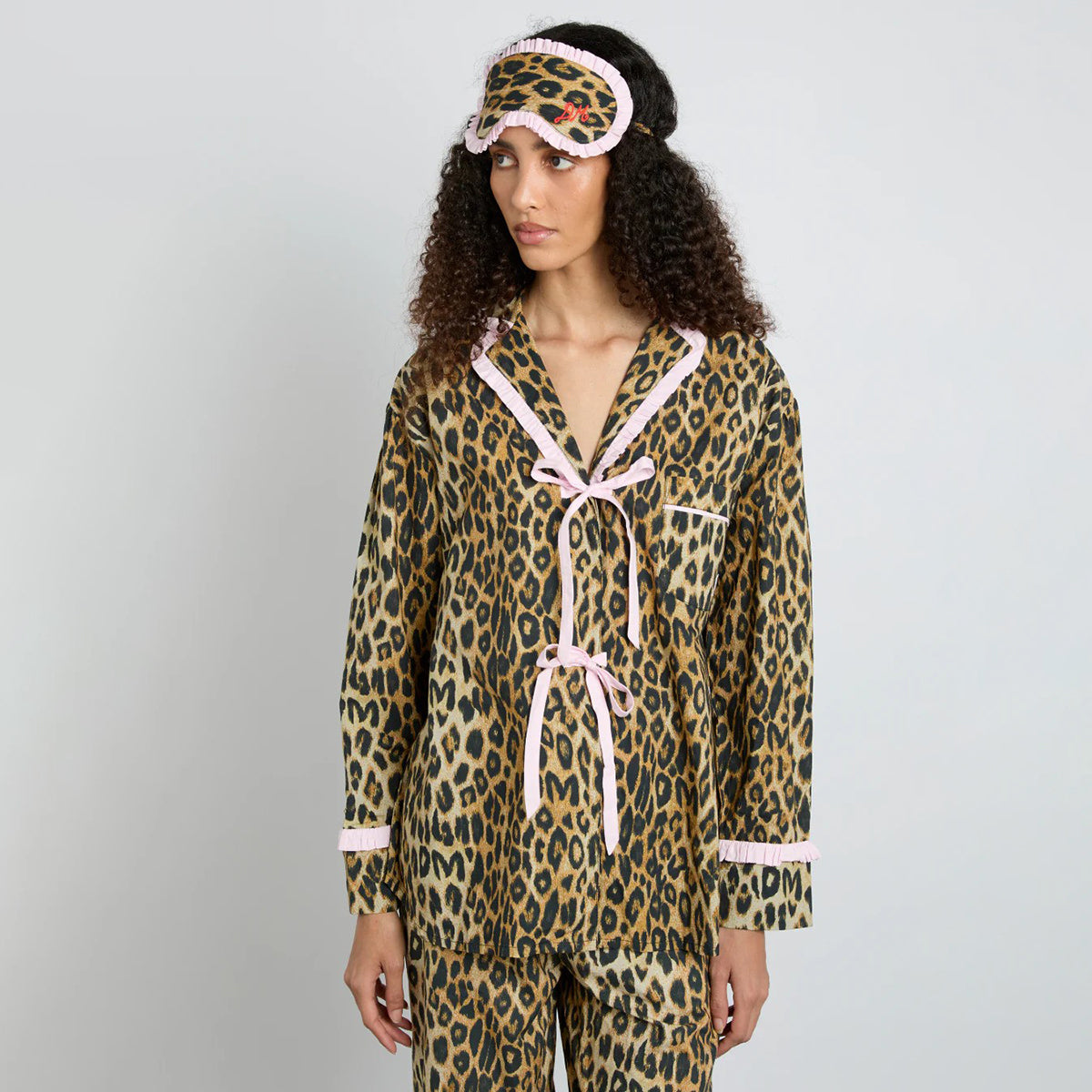 Damson Madder Leopard Print Antonella PJ Set