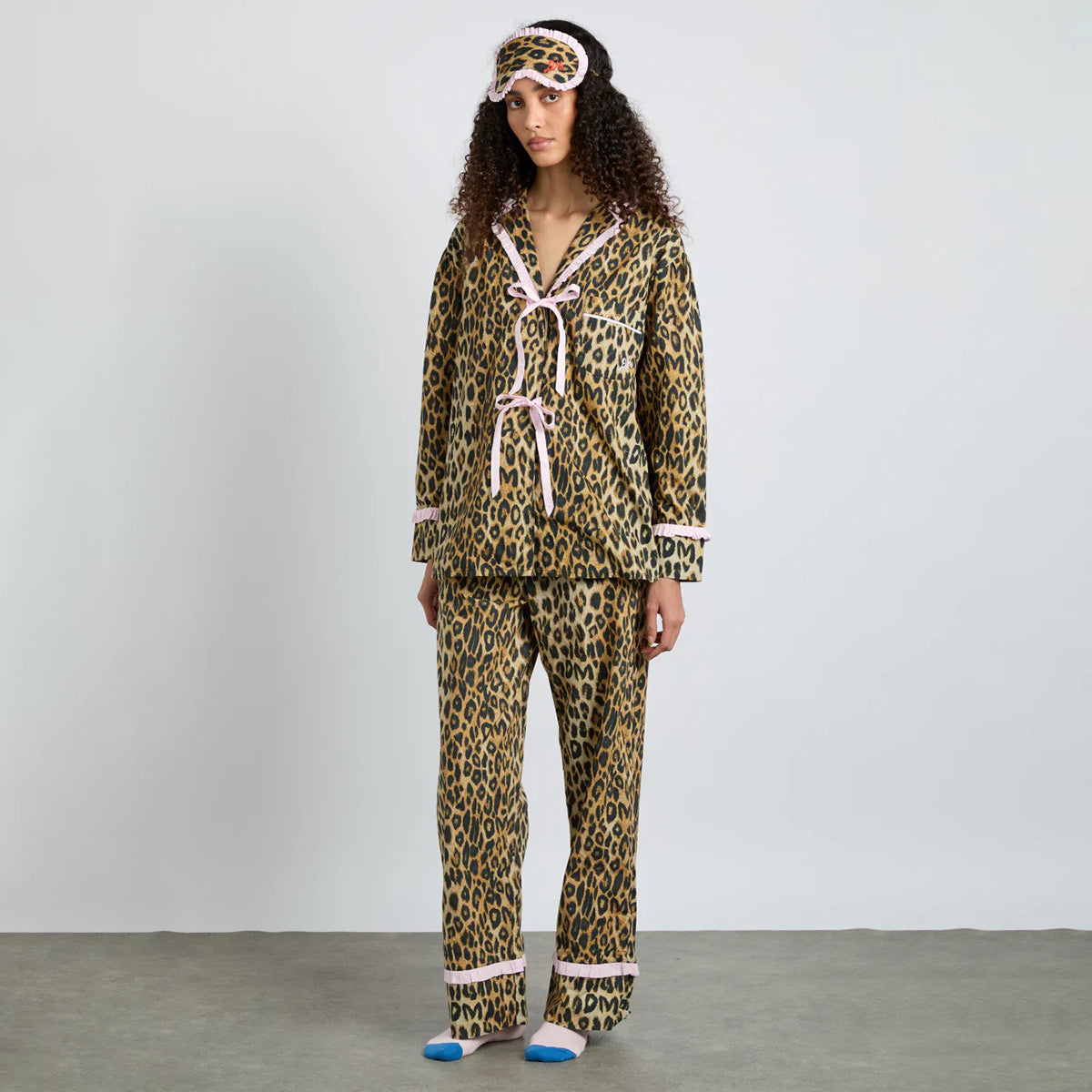 Damson Madder Leopard Print Antonella PJ Set