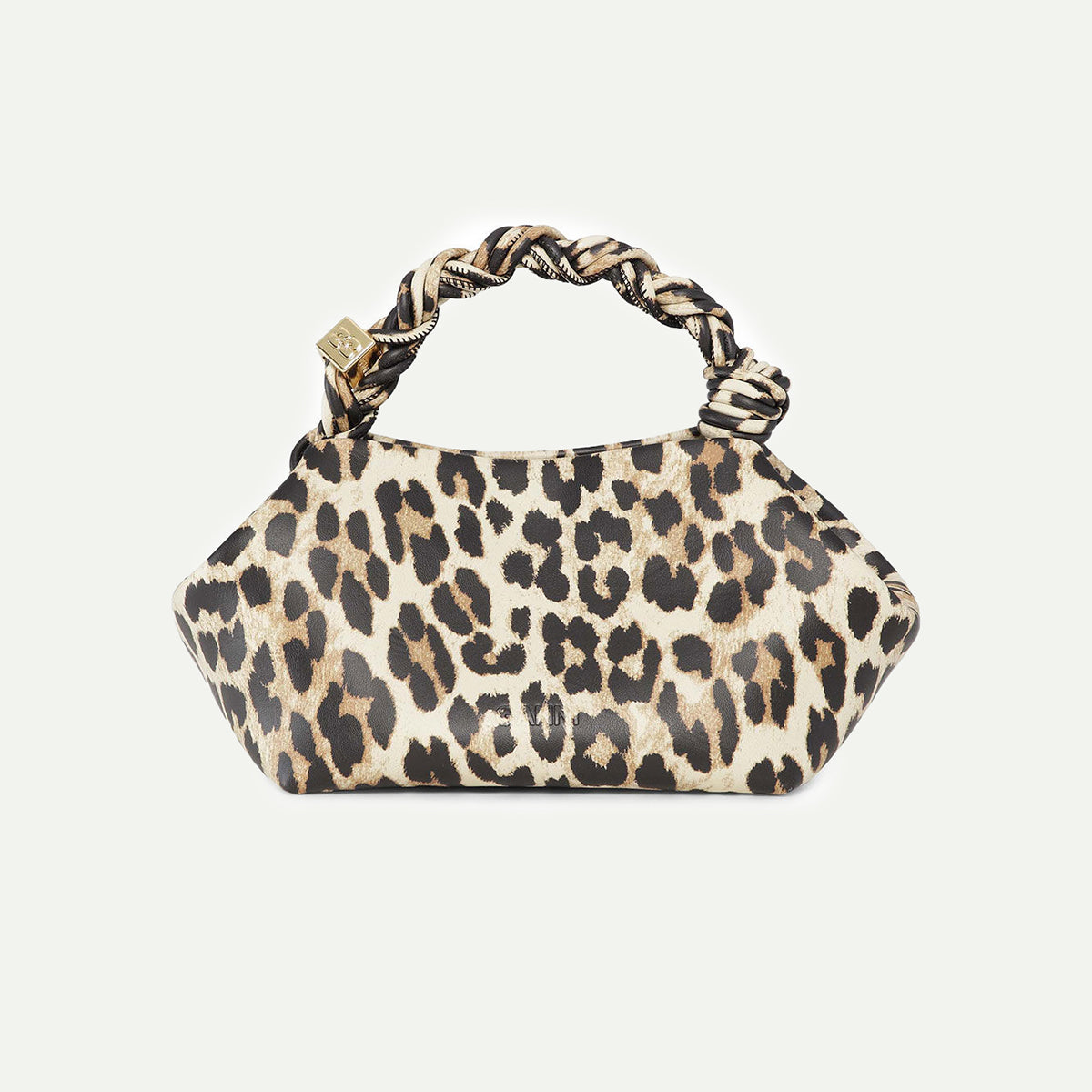 GANNI Leopard Print Small Bou Bag