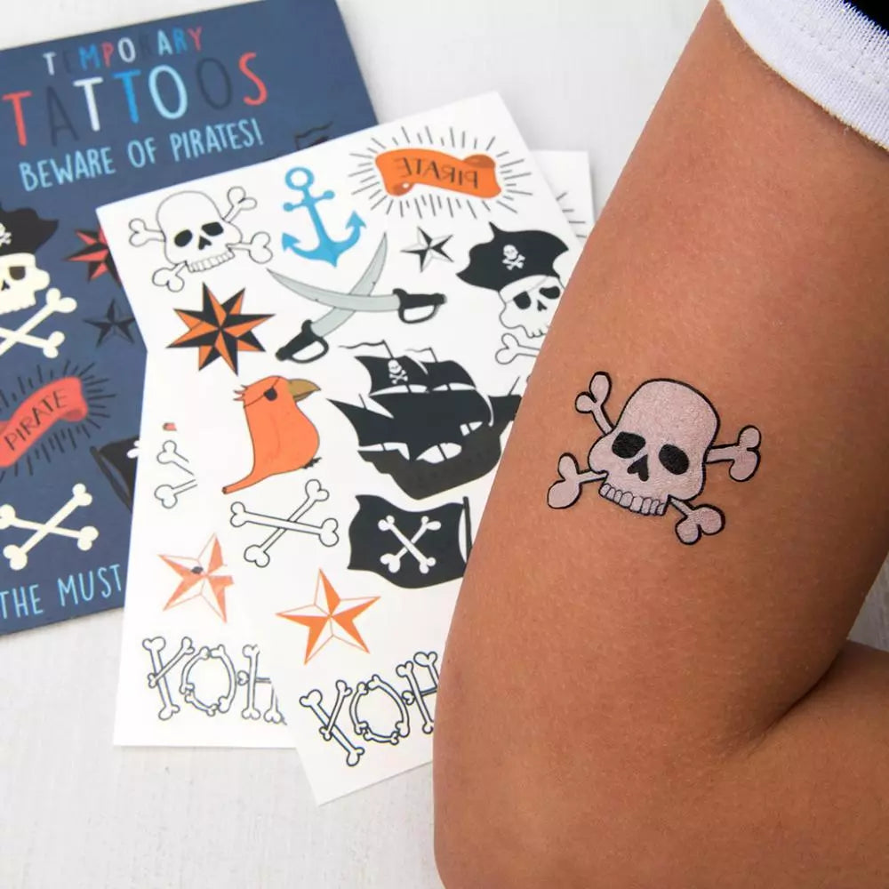 Rex London Beware of the Pirates Temporary Tattoos