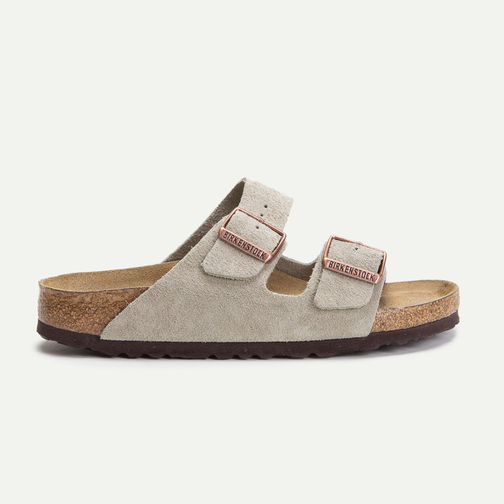 Birkenstock Arizona Taupe Suede Sandals