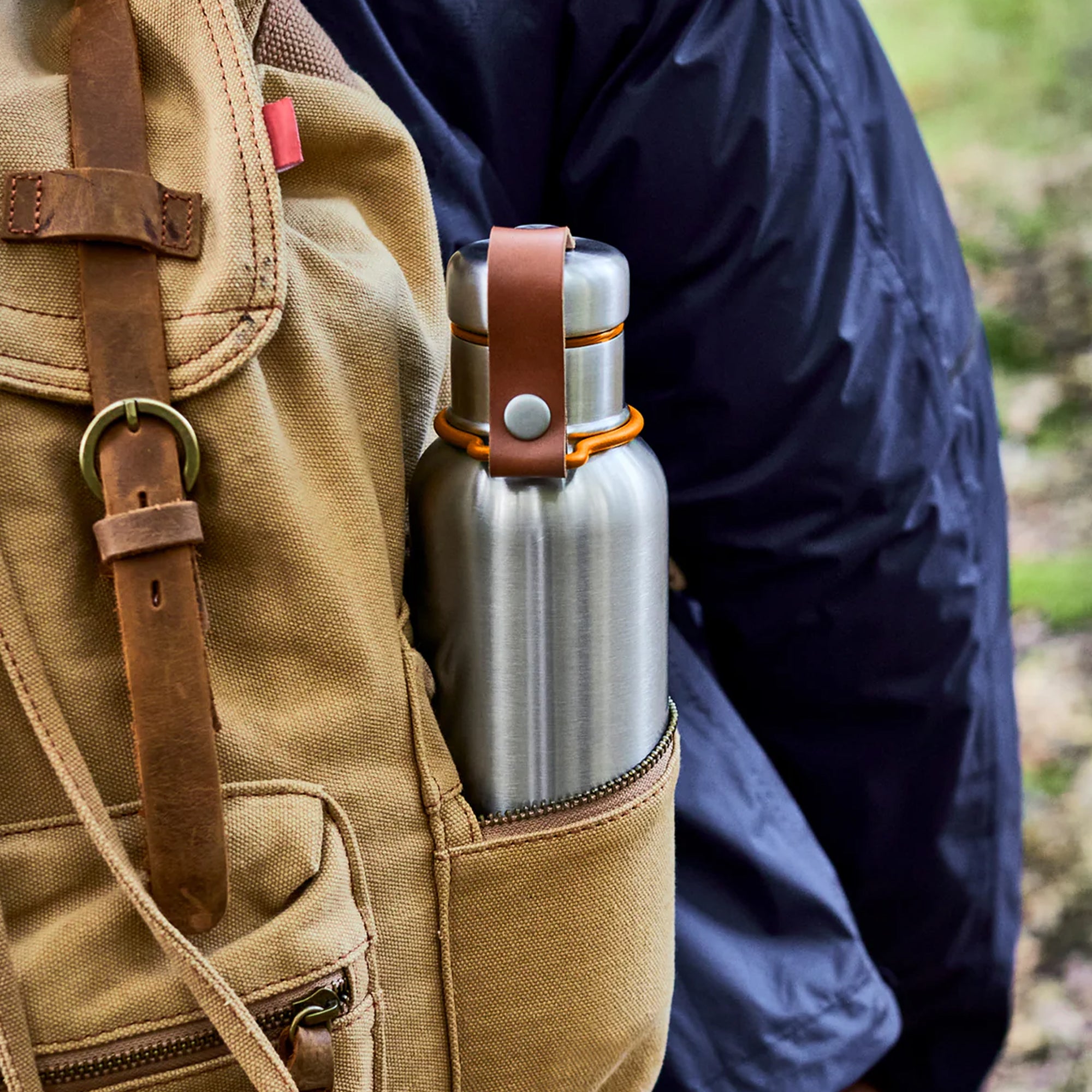 Black + Blum Orange Large Insulated Water Bottle