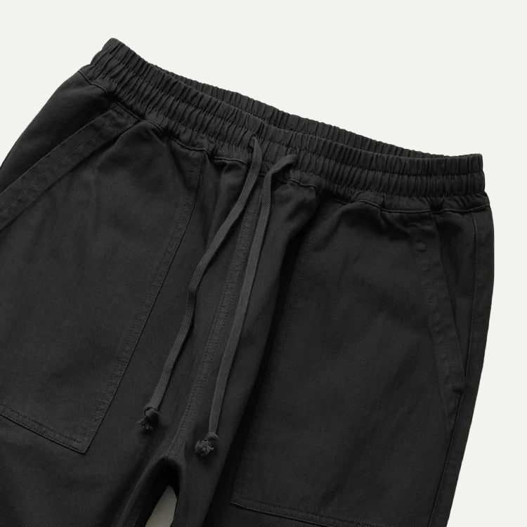 Service Works Black Herringbone Chef Pant