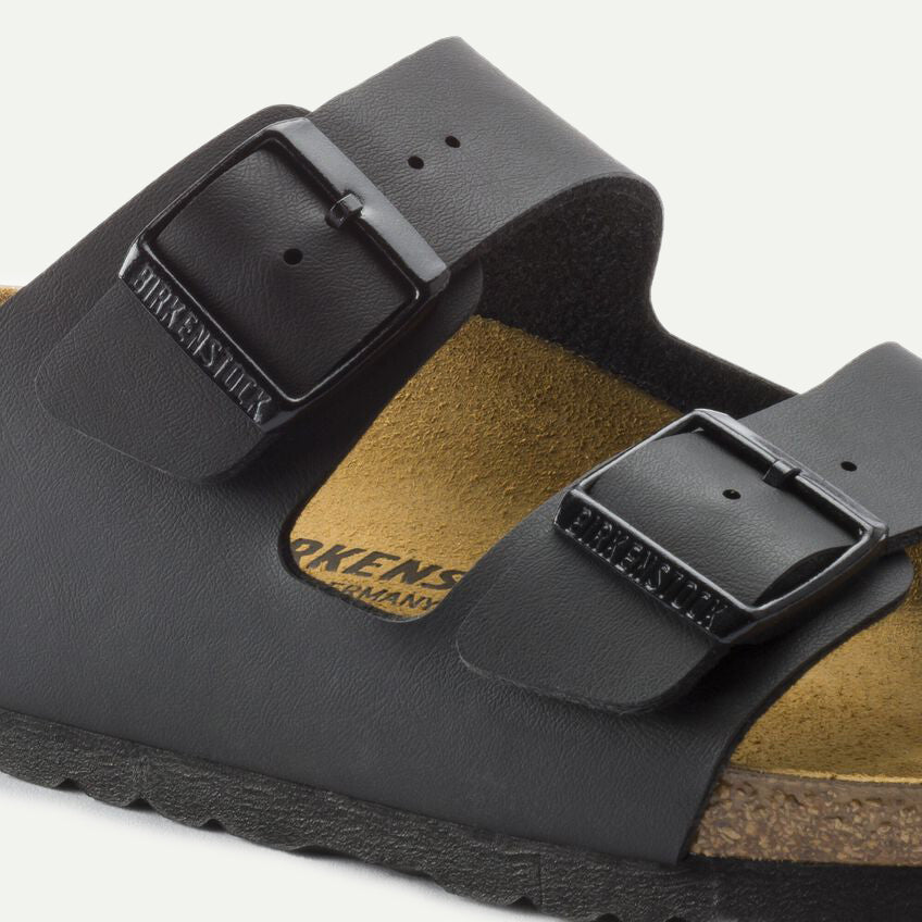 Birkenstock Black Arizona Birko-Flor Sandals