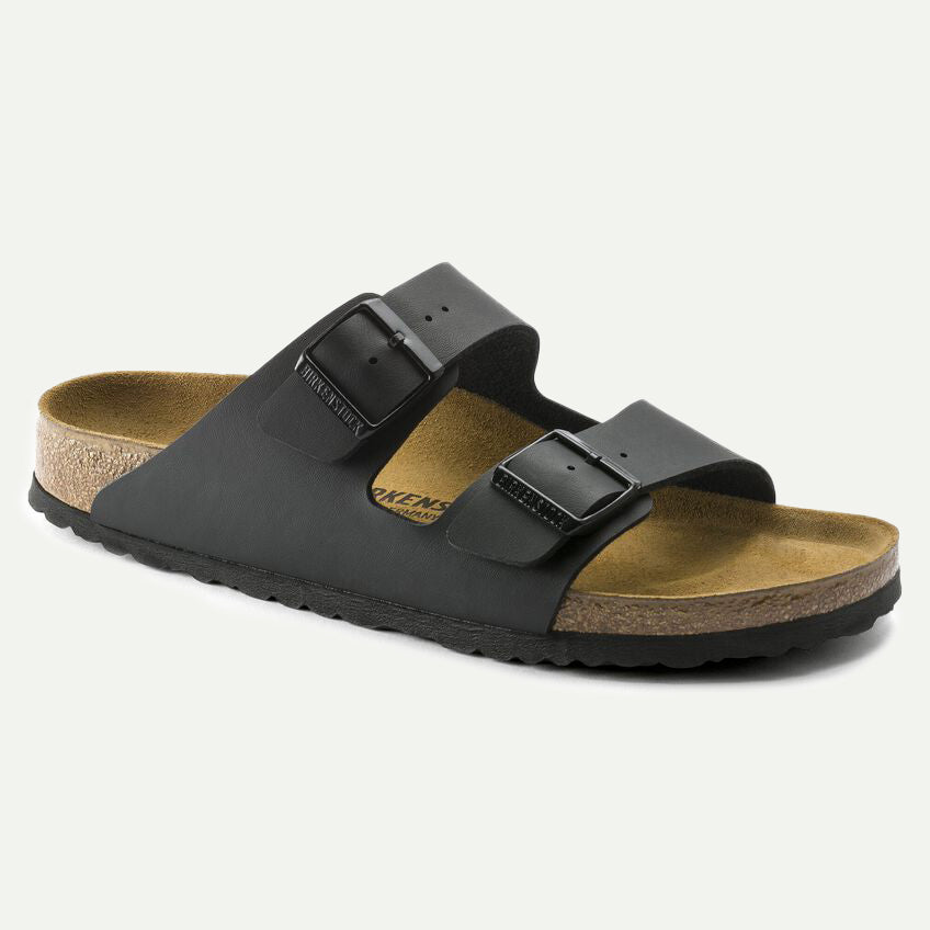 Birkenstock Black Arizona Birko-Flor Sandals