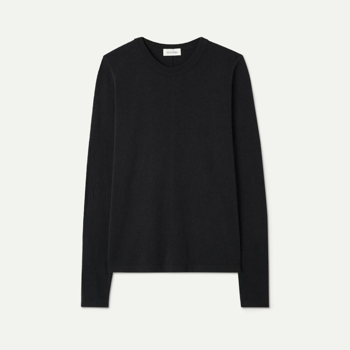 American Vintage Black Gamipy Long Sleeve T-Shirt