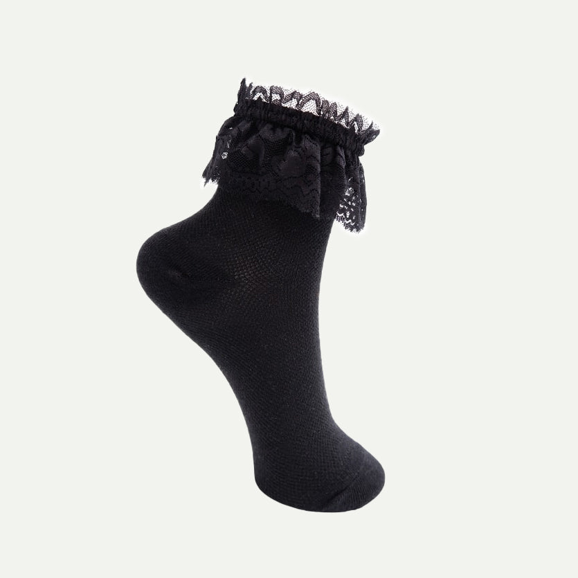 Black Colour Black Blair Sock