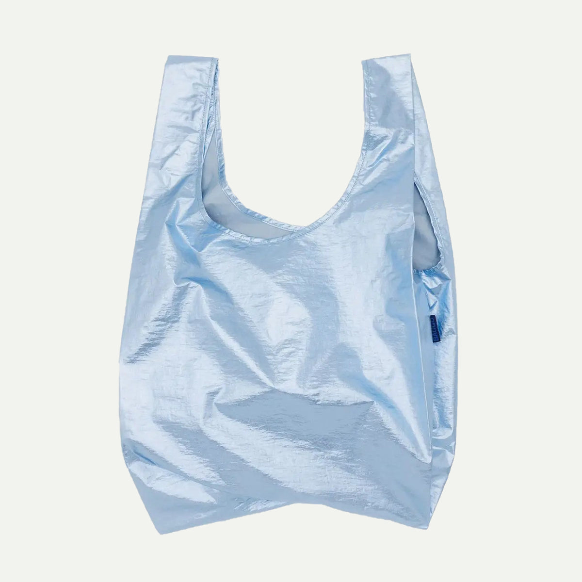 Baggu Metallic Light Blue Standard Reusable Bag