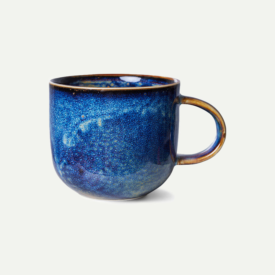 HKliving Chef Ceramics Rustic Blue Mug