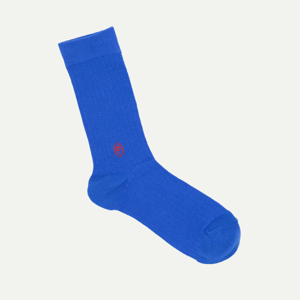 FRNCH Bleu Electrique Ivete Socks