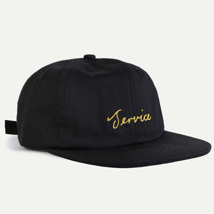 Service Works Black Script Cap