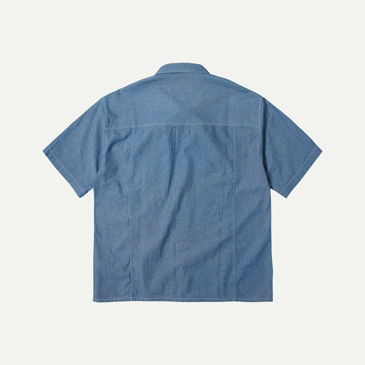 Frizmworks Blue Chambray Big Pocket Half Shirt