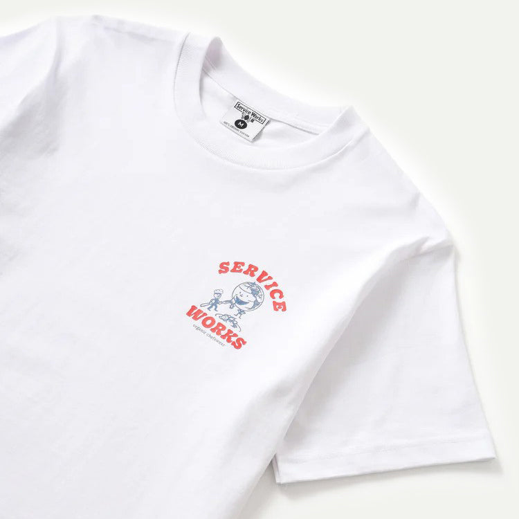 Service Works White Chefswear Tee