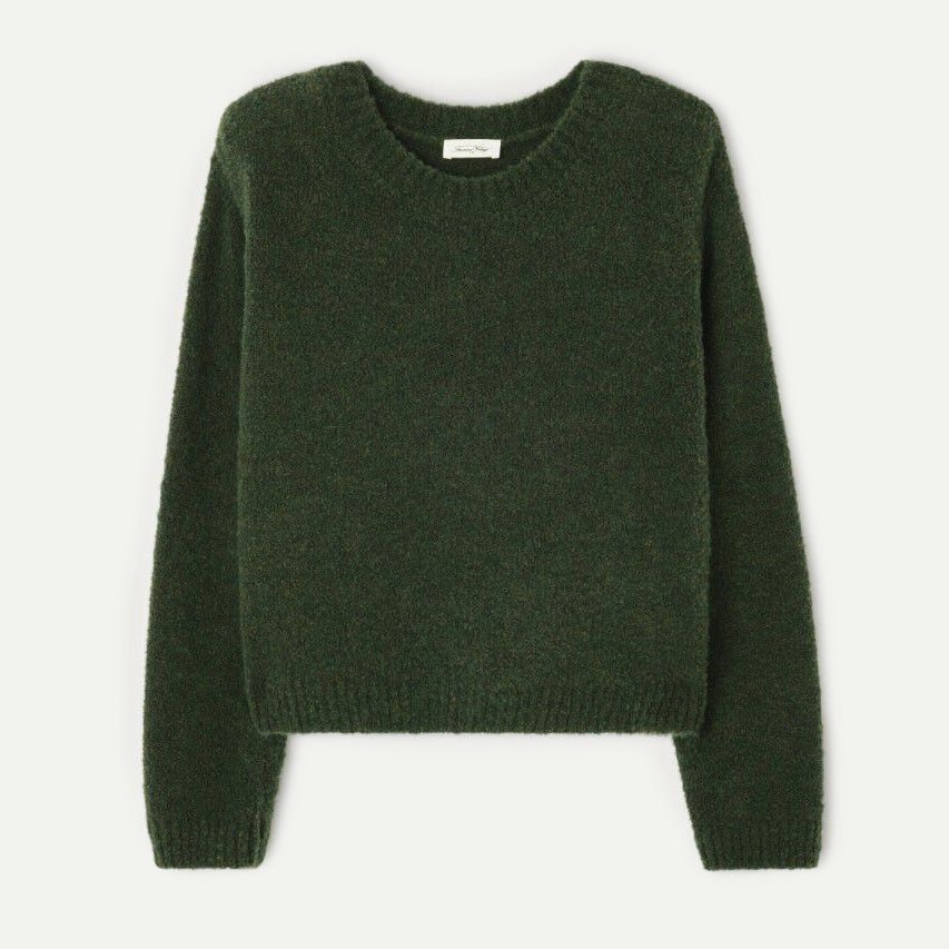 American Vintage Khaki/Black Melange Cikoya Jumper