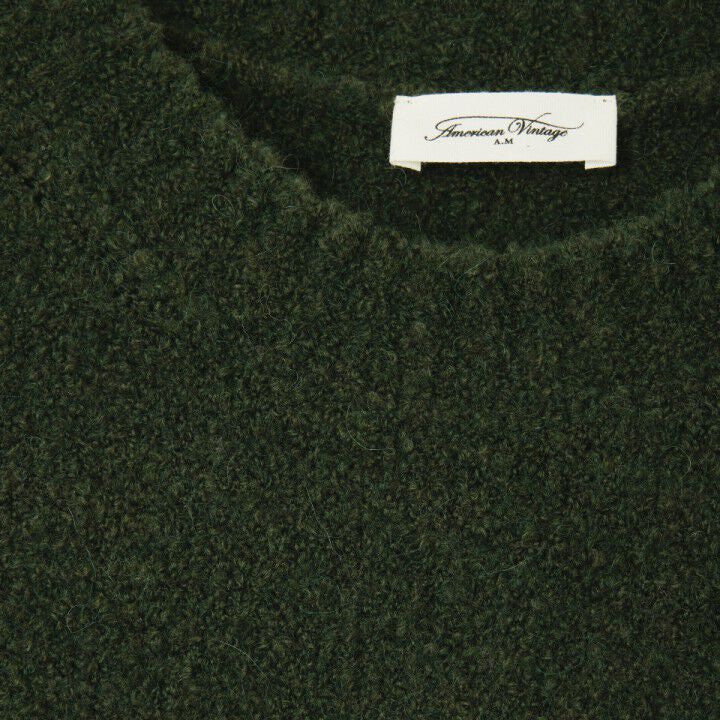 American Vintage Khaki/Black Melange Cikoya Jumper