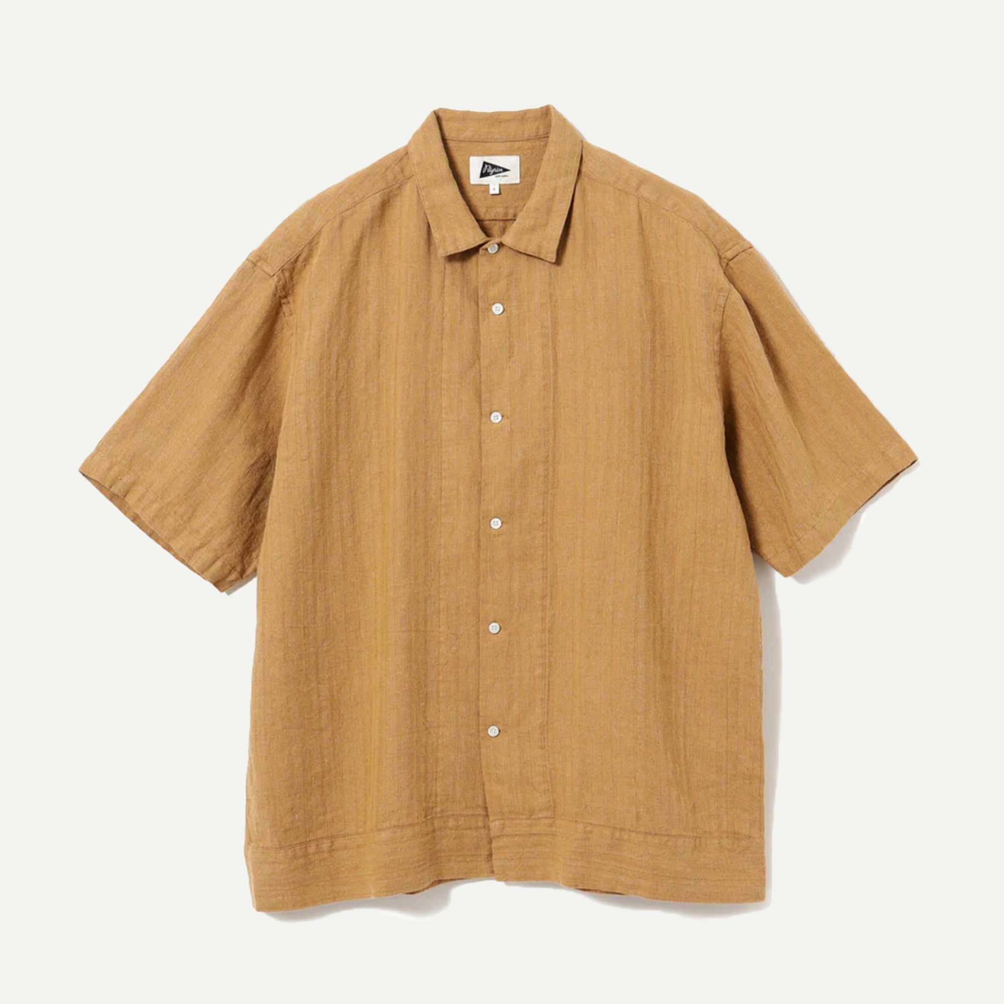 Pilgrim Surf & Supply Mandarin Claude Short Sleeve Shirt