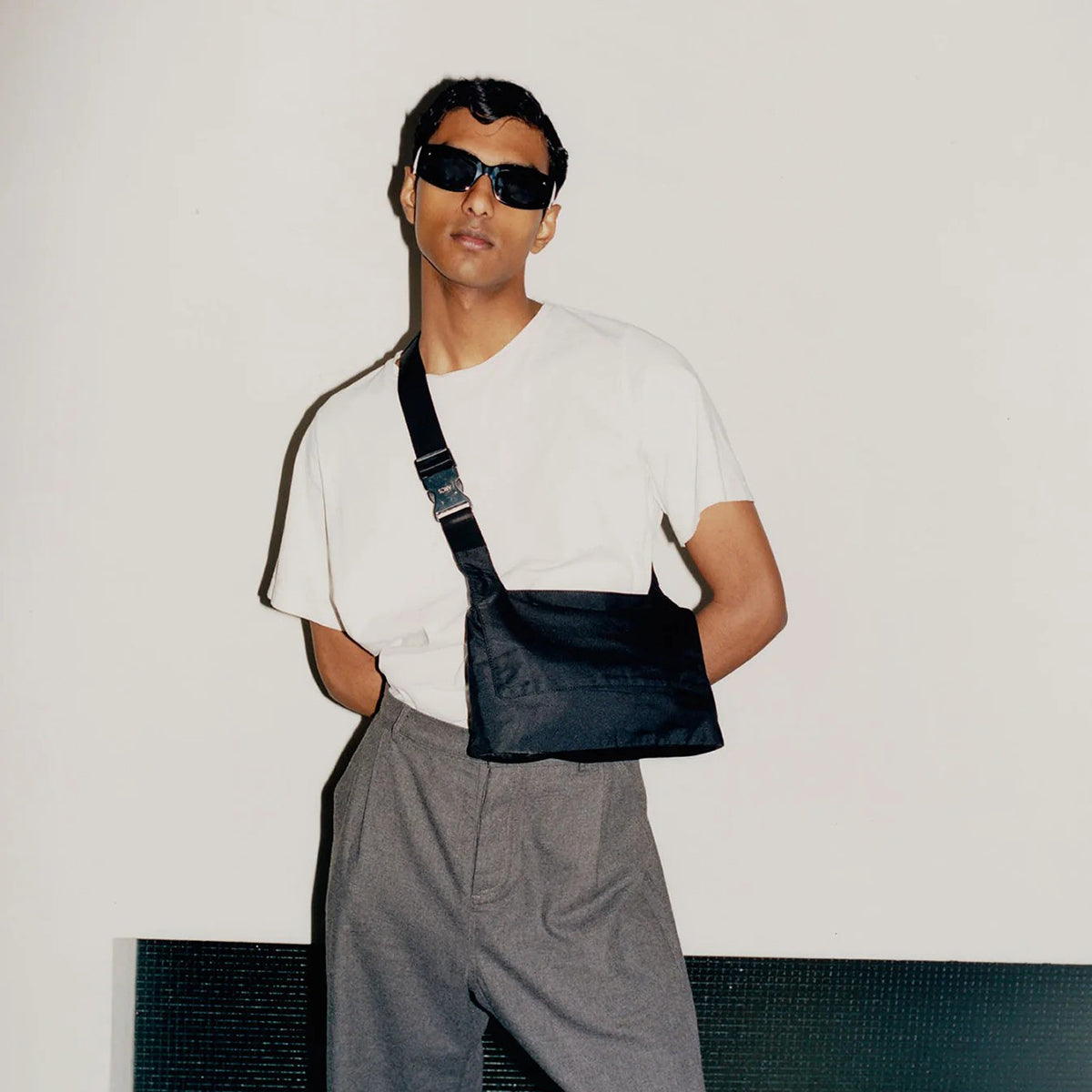 Arcs Black Club Cross Body Bag