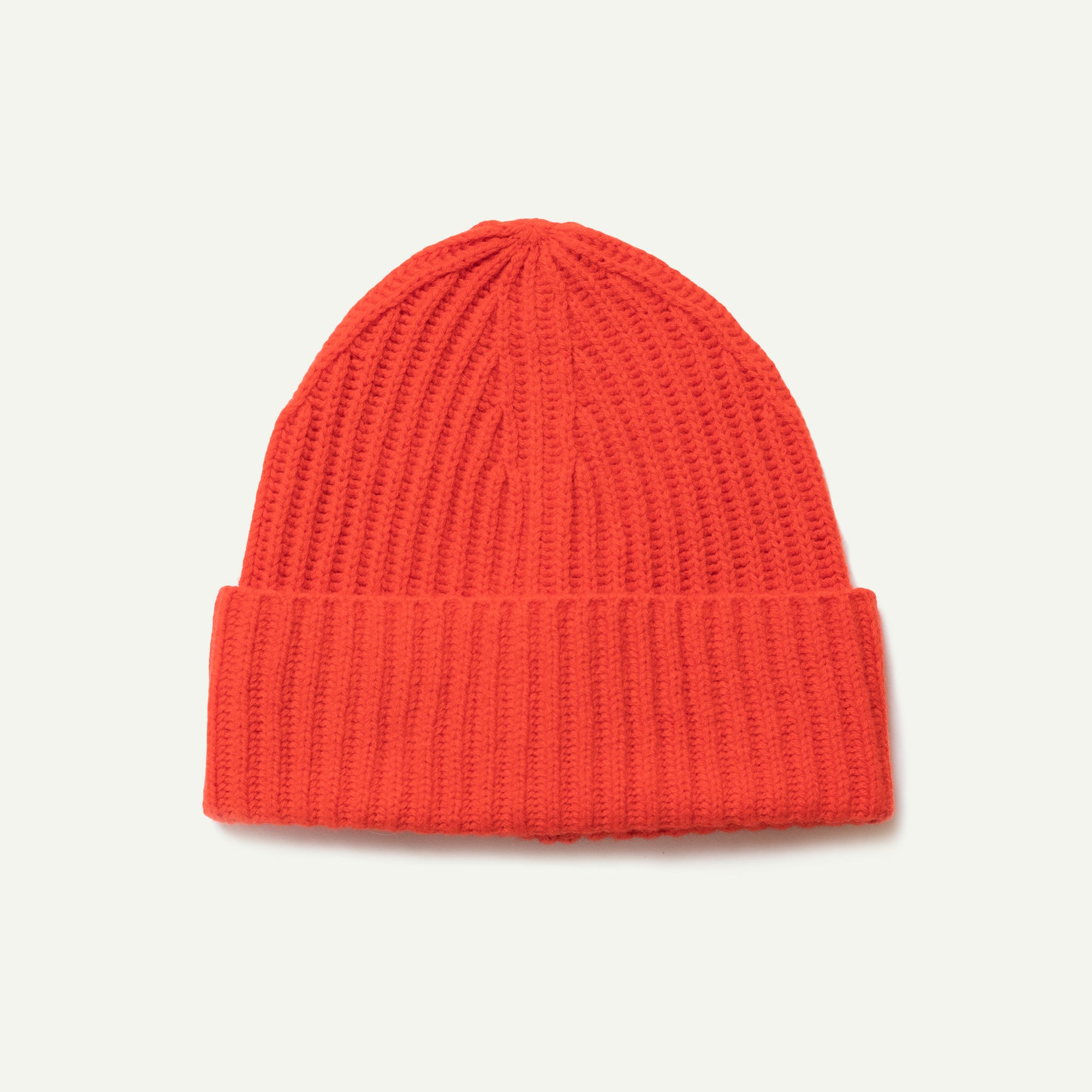 Girls of Dust Orange Wool Cashmere Beanie