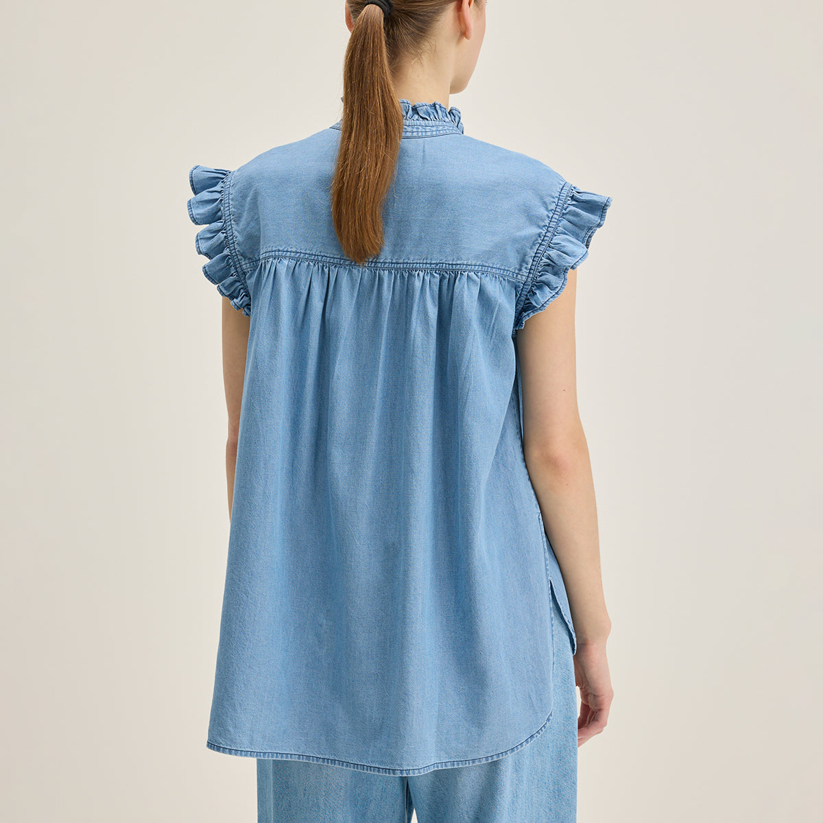 Bellerose Chambray Coyote Blouse