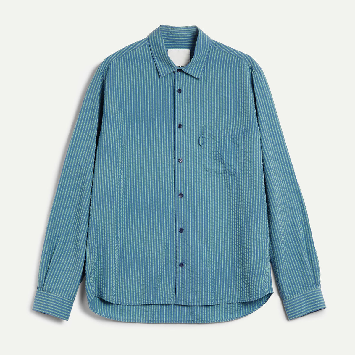 YMC Blue/Green Curtis Shirt