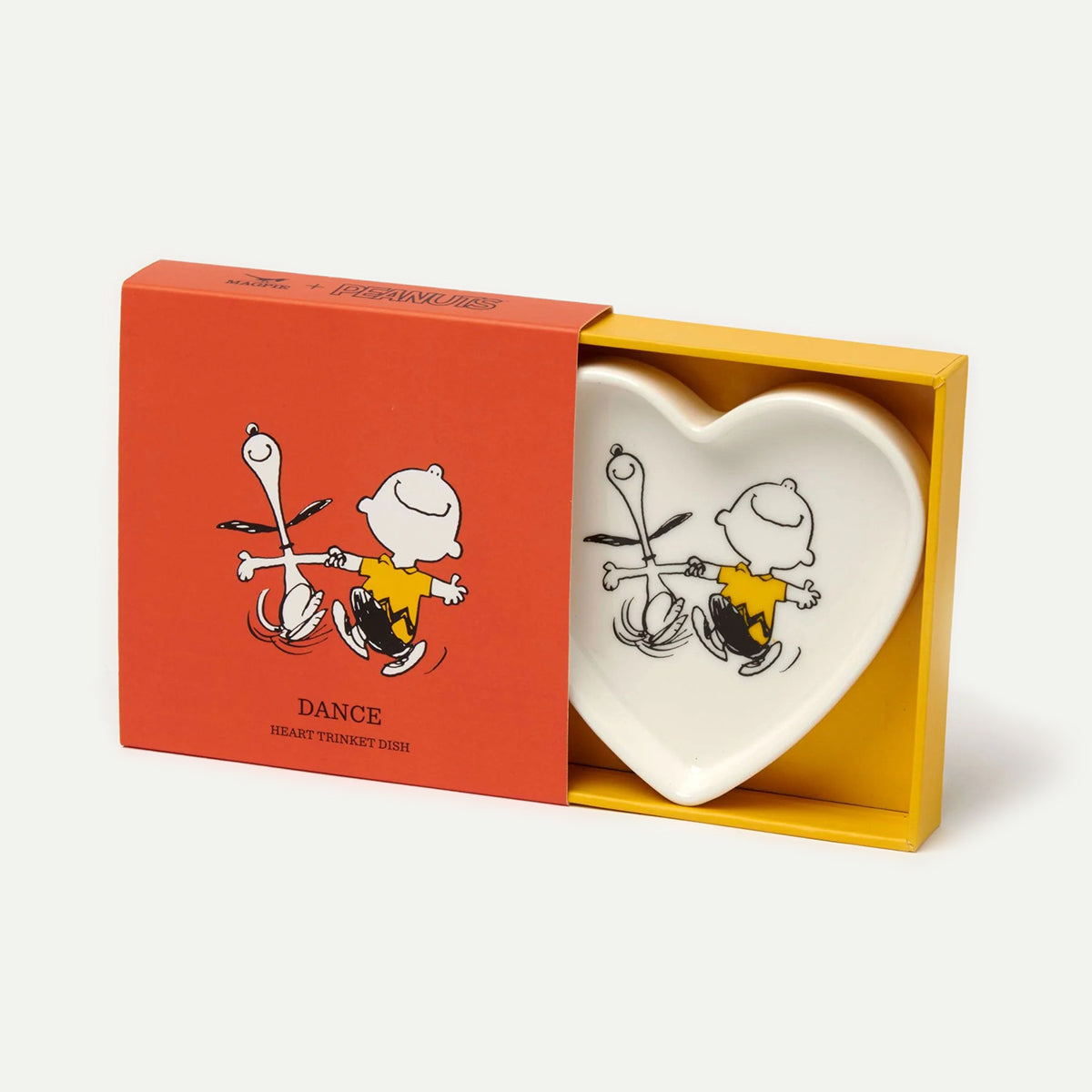 Magpie X Peanuts Dance Heart Trinket Dish