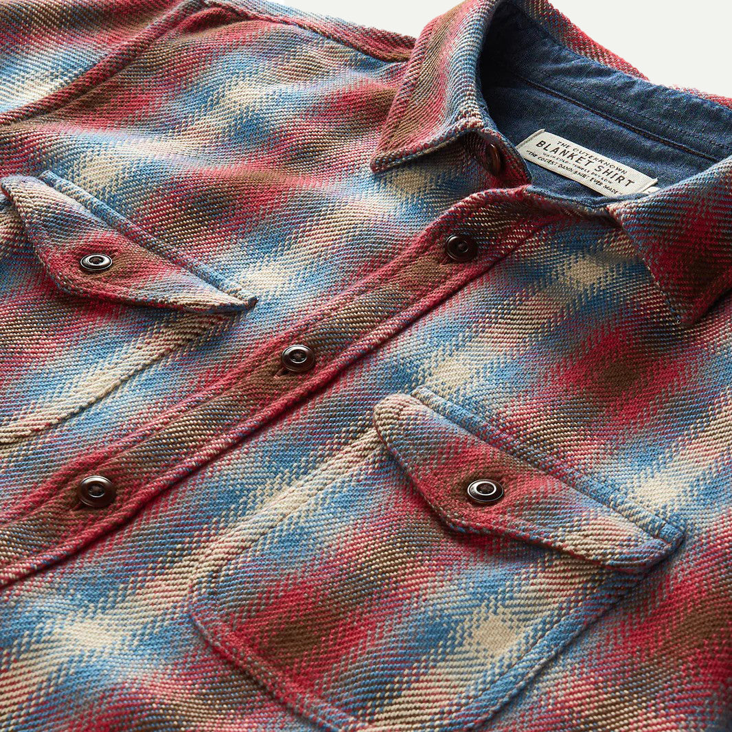 Outerknown Desert Sands Plaid Blanket Shirt