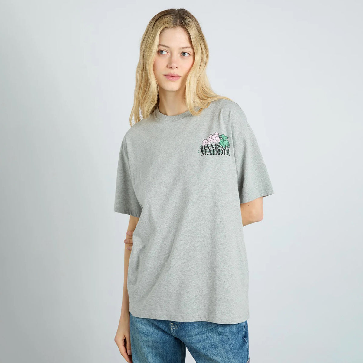 Damson Madder Grey Dessert Boyfriend T-Shirt