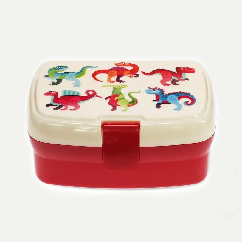 Rex London Baby Dinos Lunch Box with Tray