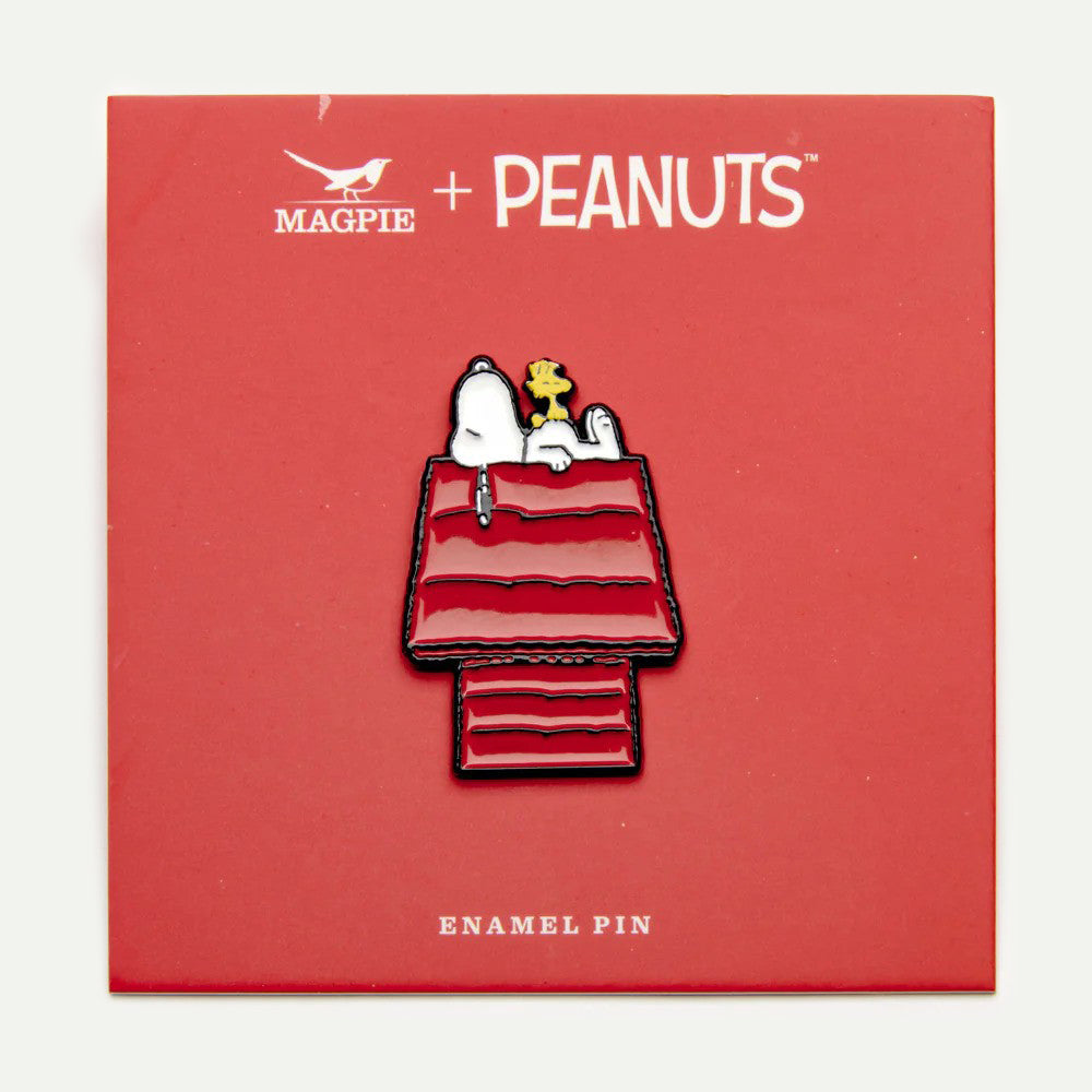 Magpie X Peanuts Friends Forever Doghouse Enamel Pin