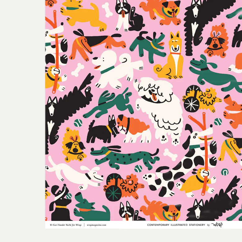 Wrap Dogs Day Out Wrapping Paper