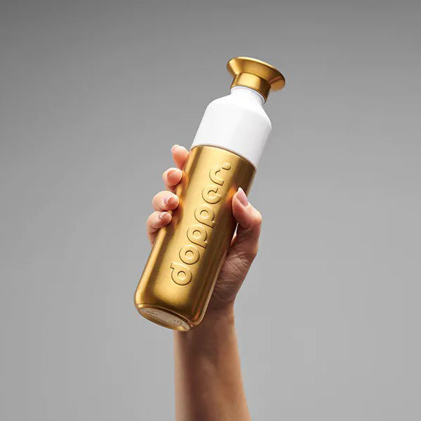 Dopper Gold Steel 490ml Water Bottle
