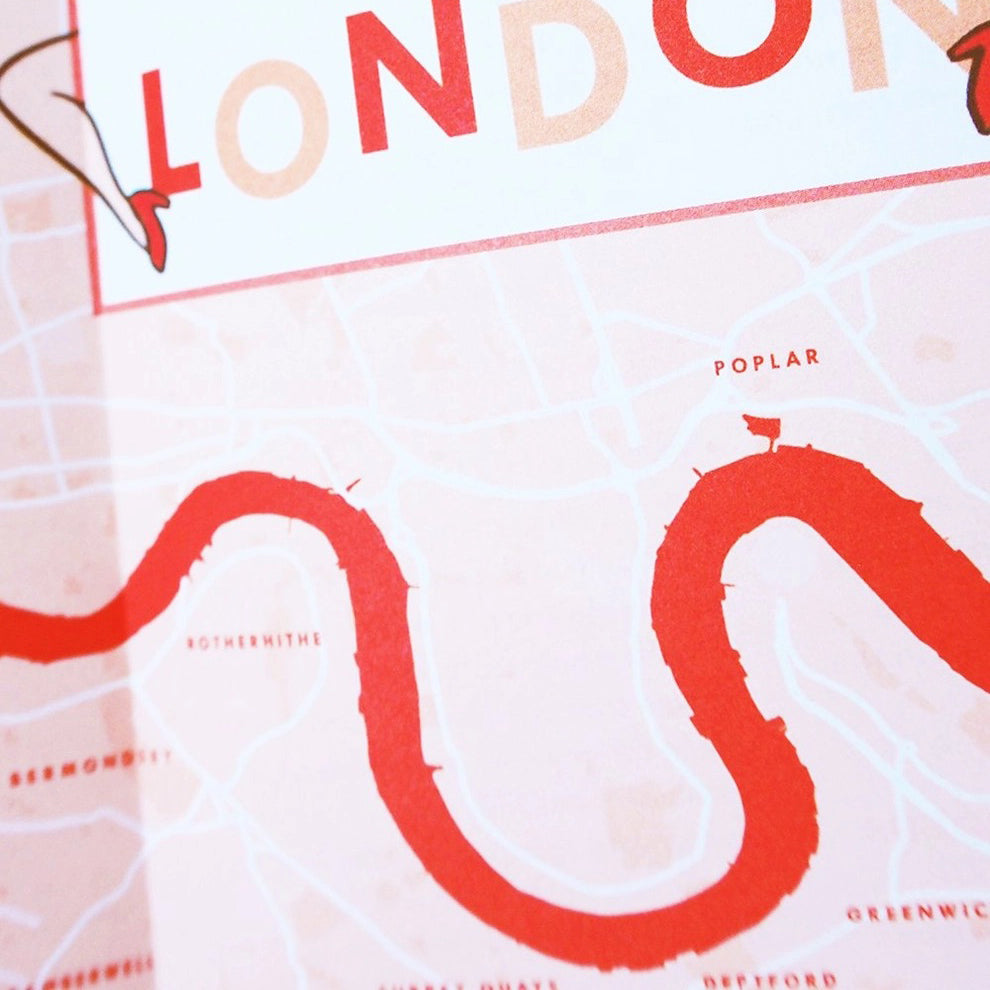 Herb Lester Filthy London Art Map + Cultural Guide