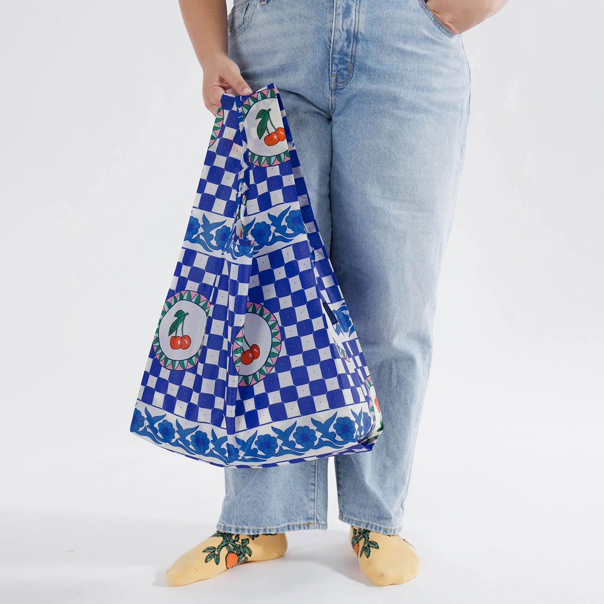 Baggu Cherry Tile Standard Reusable Bag
