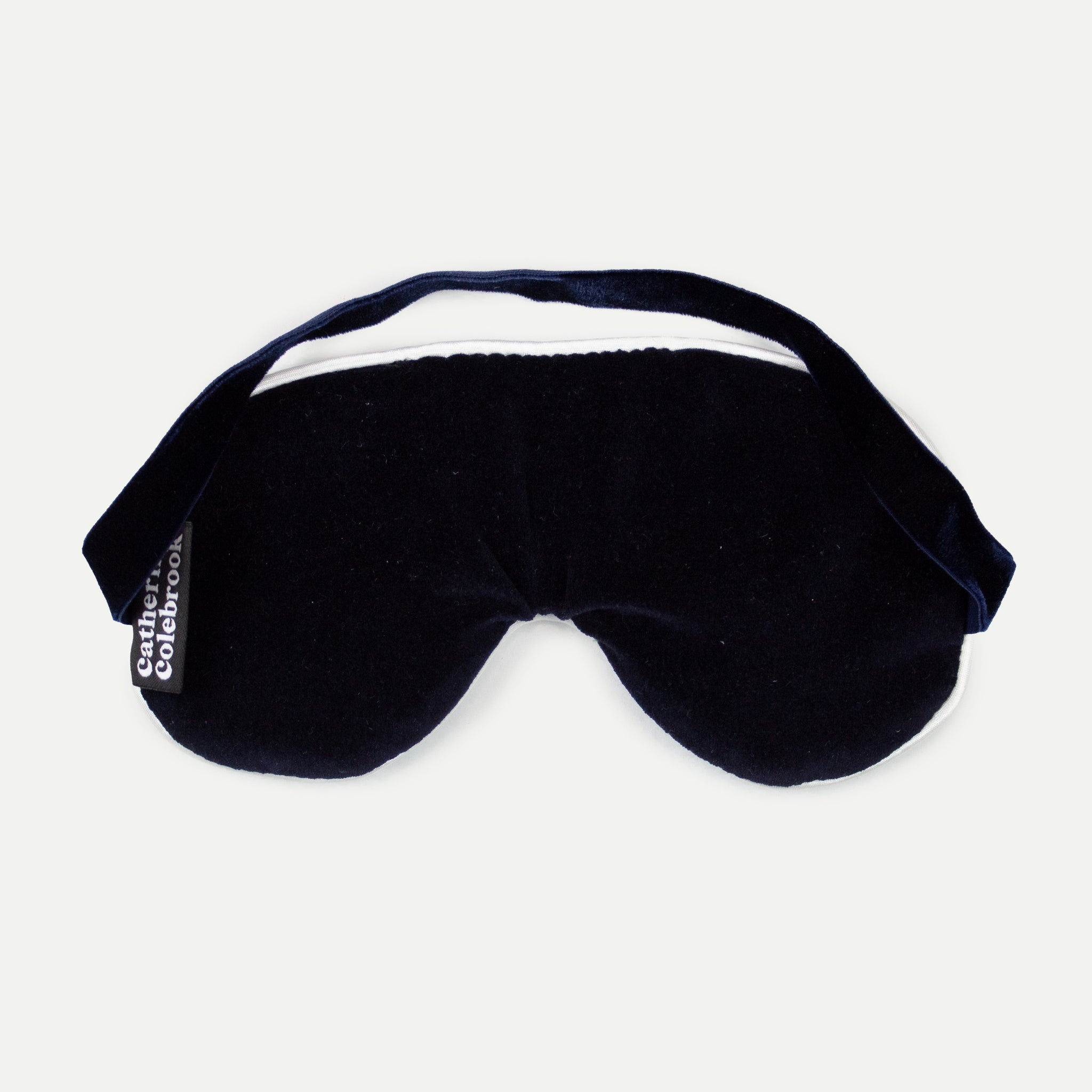 Catherine Colebrook Blue Linen Eye Mask