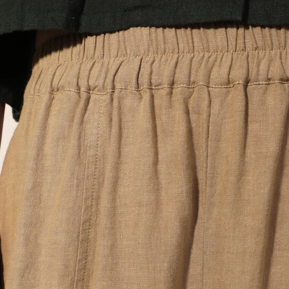 L.F. Markey Stone Basic Linen Trouser