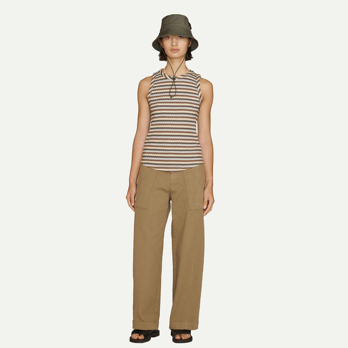 YMC Brown Peggy Trousers