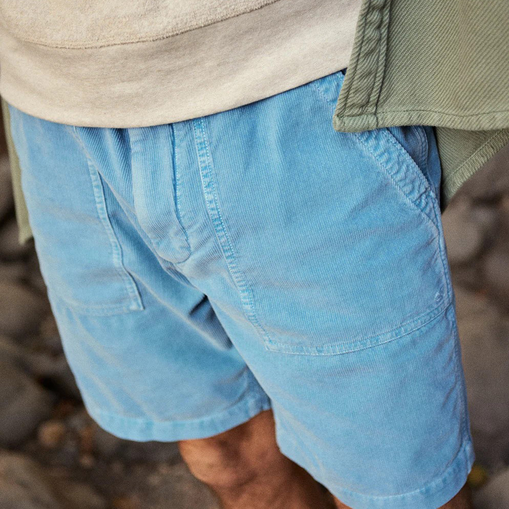 Outerknown Blue Wave Seventyseven Cord Utility Short