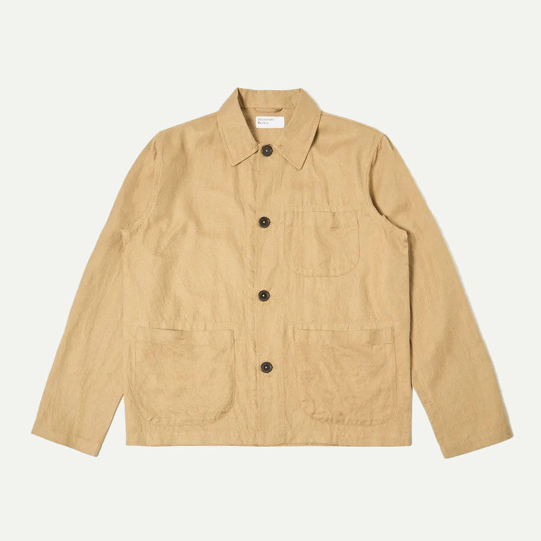 Universal Works Sand Linen Field Jacket