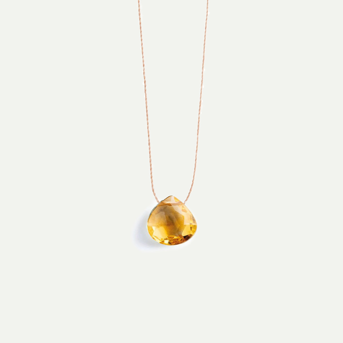 Wanderlust Life Citrine Fine Cord Necklace