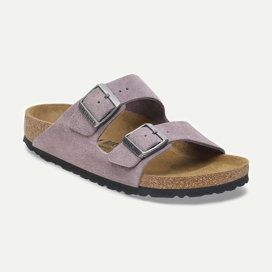 Birkenstock Faded Purple Arizona Suede Sandals