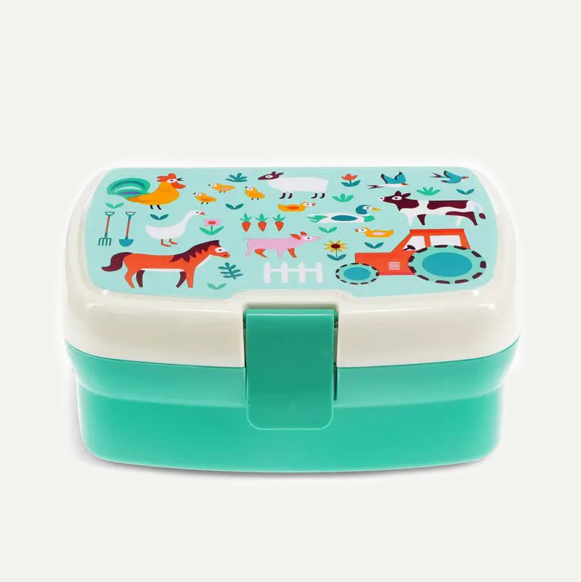 Rex London Farmyward Lunch Box with Tray