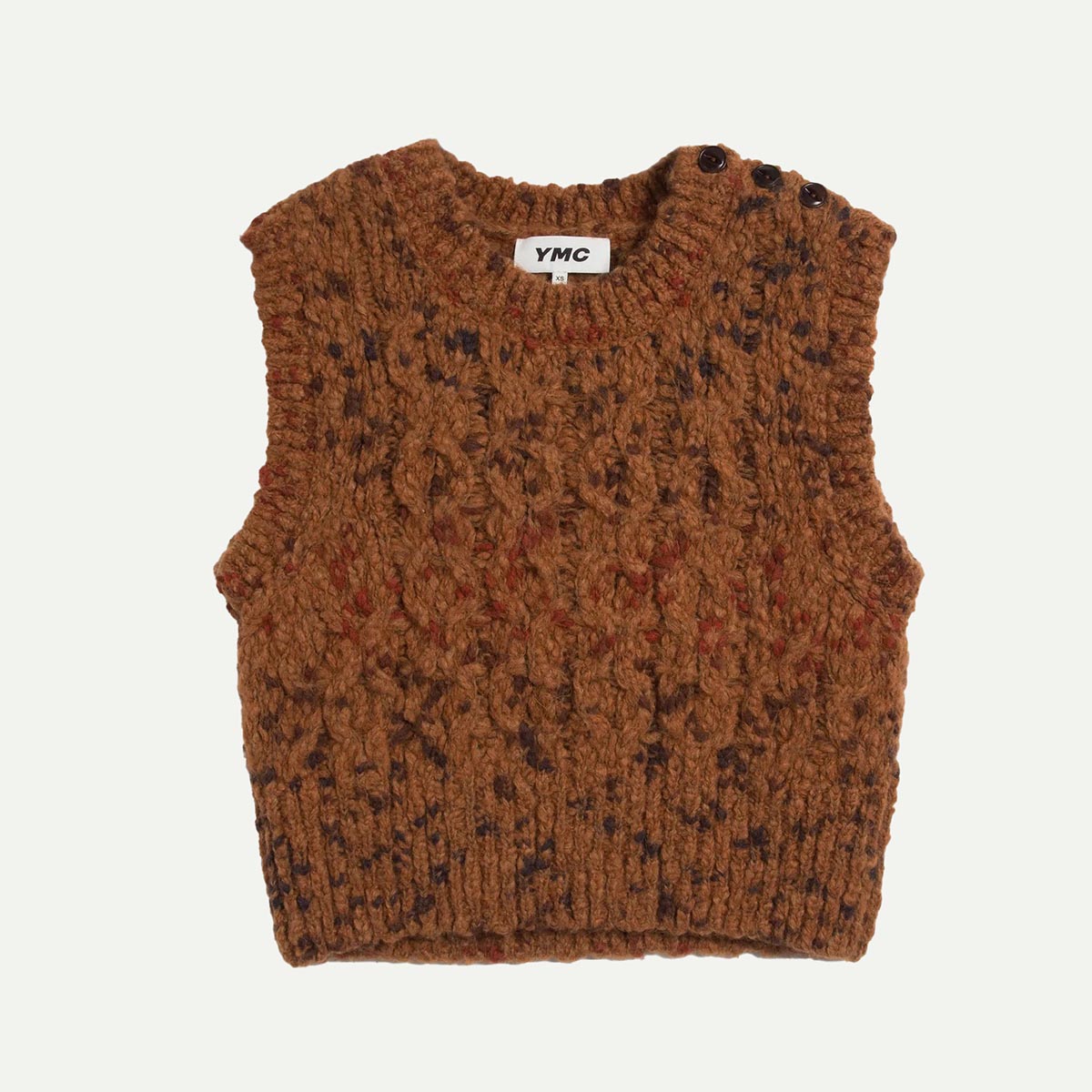 YMC Tan Farrow Knit Tank