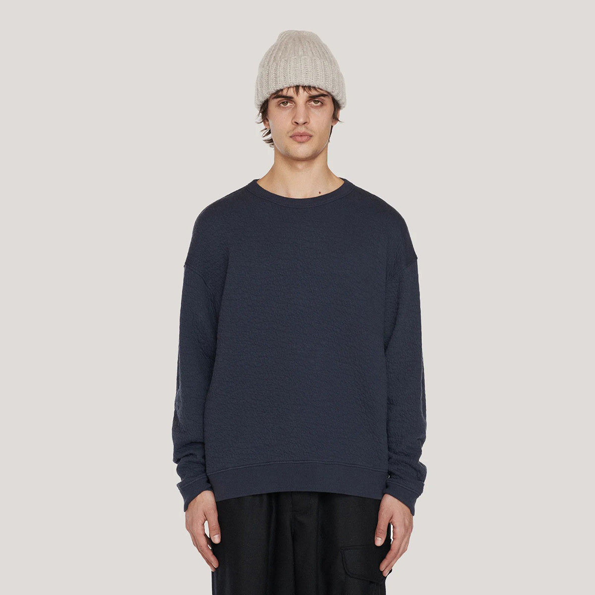 YMC Navy Fauss Sweatshirt