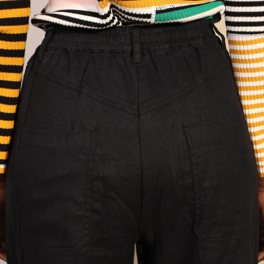 L.F Markey Black Fergus Trouser