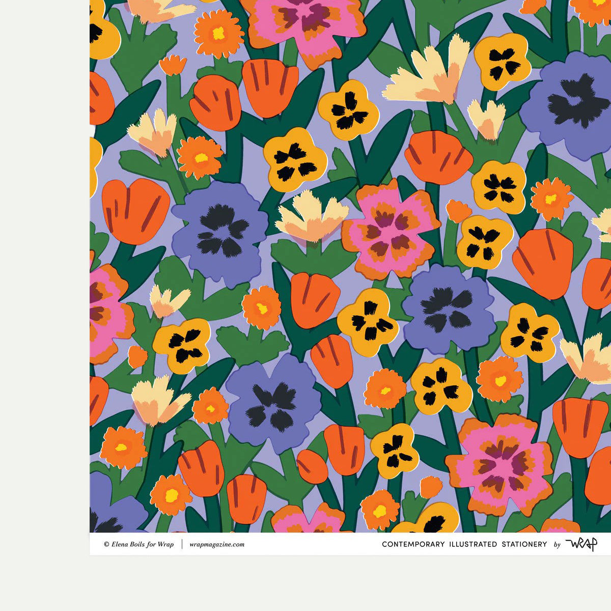 Wrap Wild Flowers Wrapping Paper